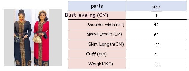 MIRA MIRA African Ethnic Women’s Dress Robe