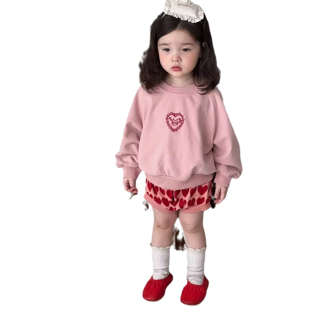 MIRA MIRA Baby Sweater Set – Korean Style 2-Piece Autumn Outfit