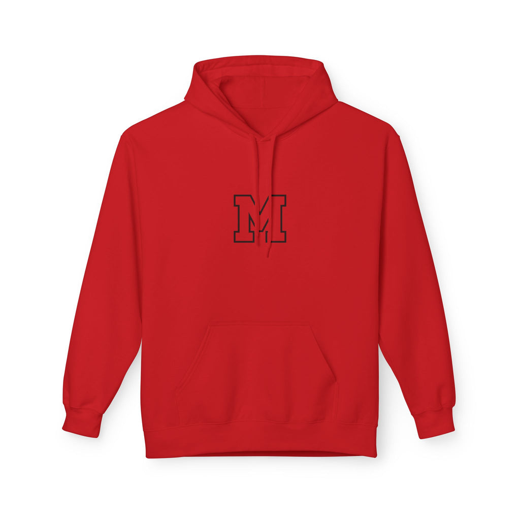 Classic Letter M Hoodie — Minimal Monogram Pullover