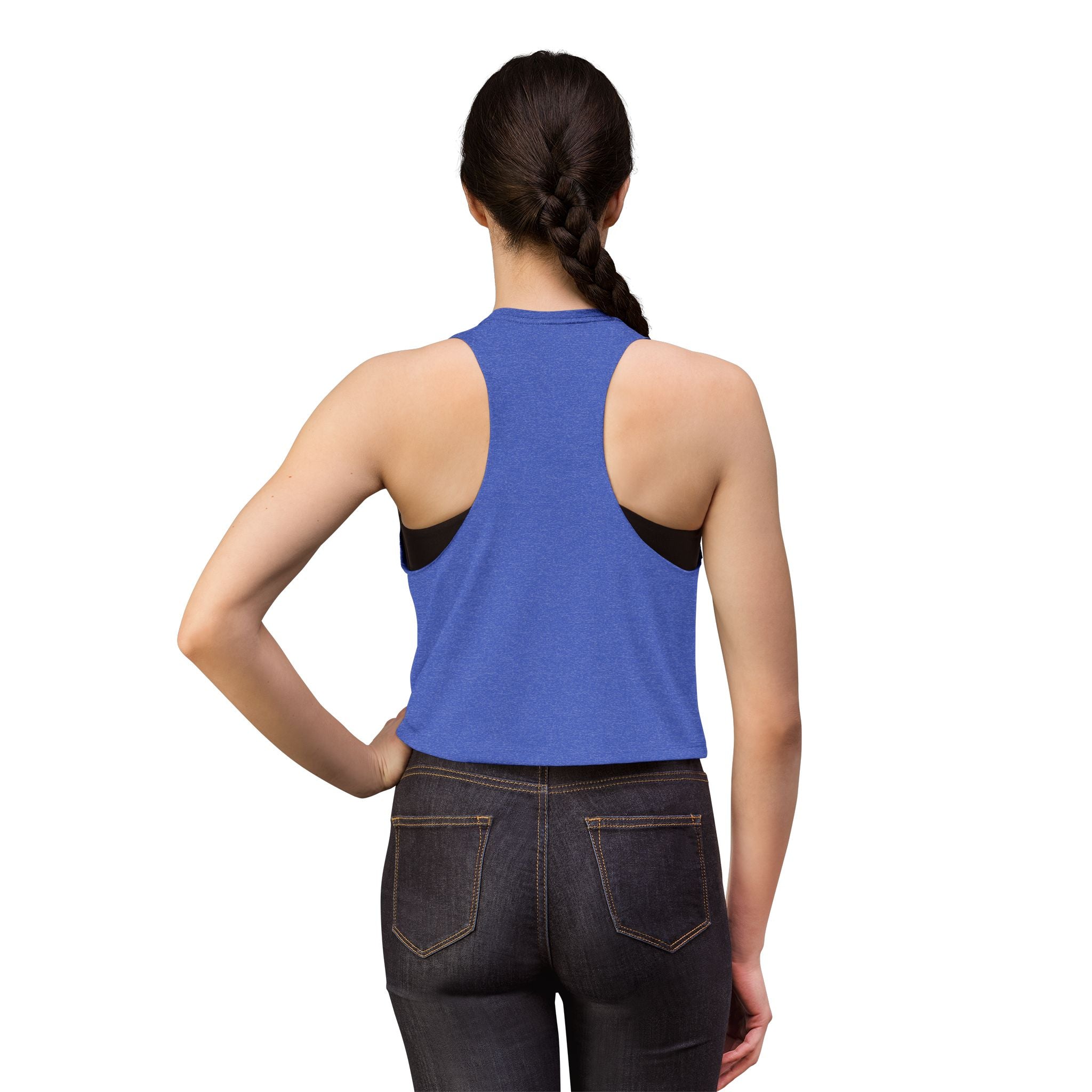 Varsity 'M' Women's Crop Top - Minimal Athletic Monogram Tank