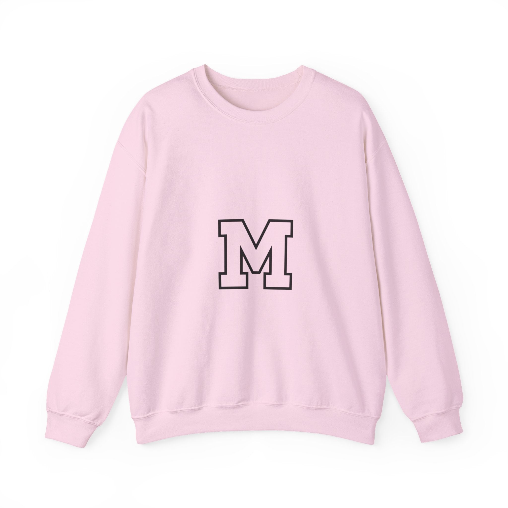 Varsity 'M' Crewneck Sweatshirt — Classic Monogram Lettering