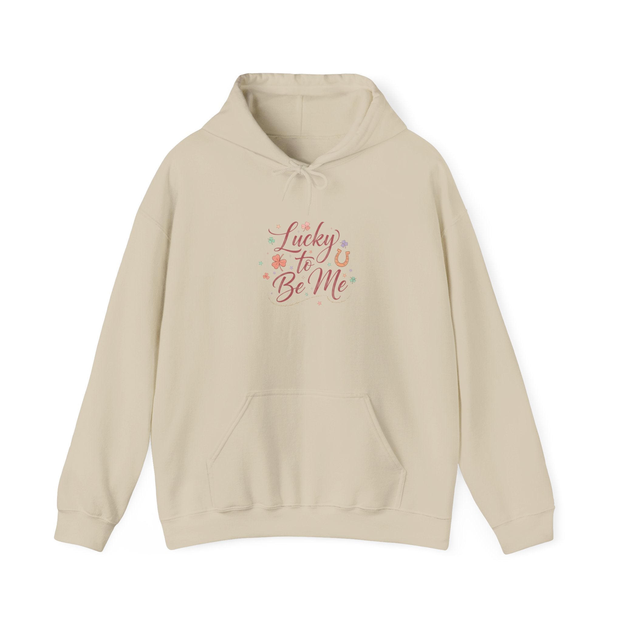 Lucky to Be Me Hoodie | Lucky Era aesthetic, script glitter graphic