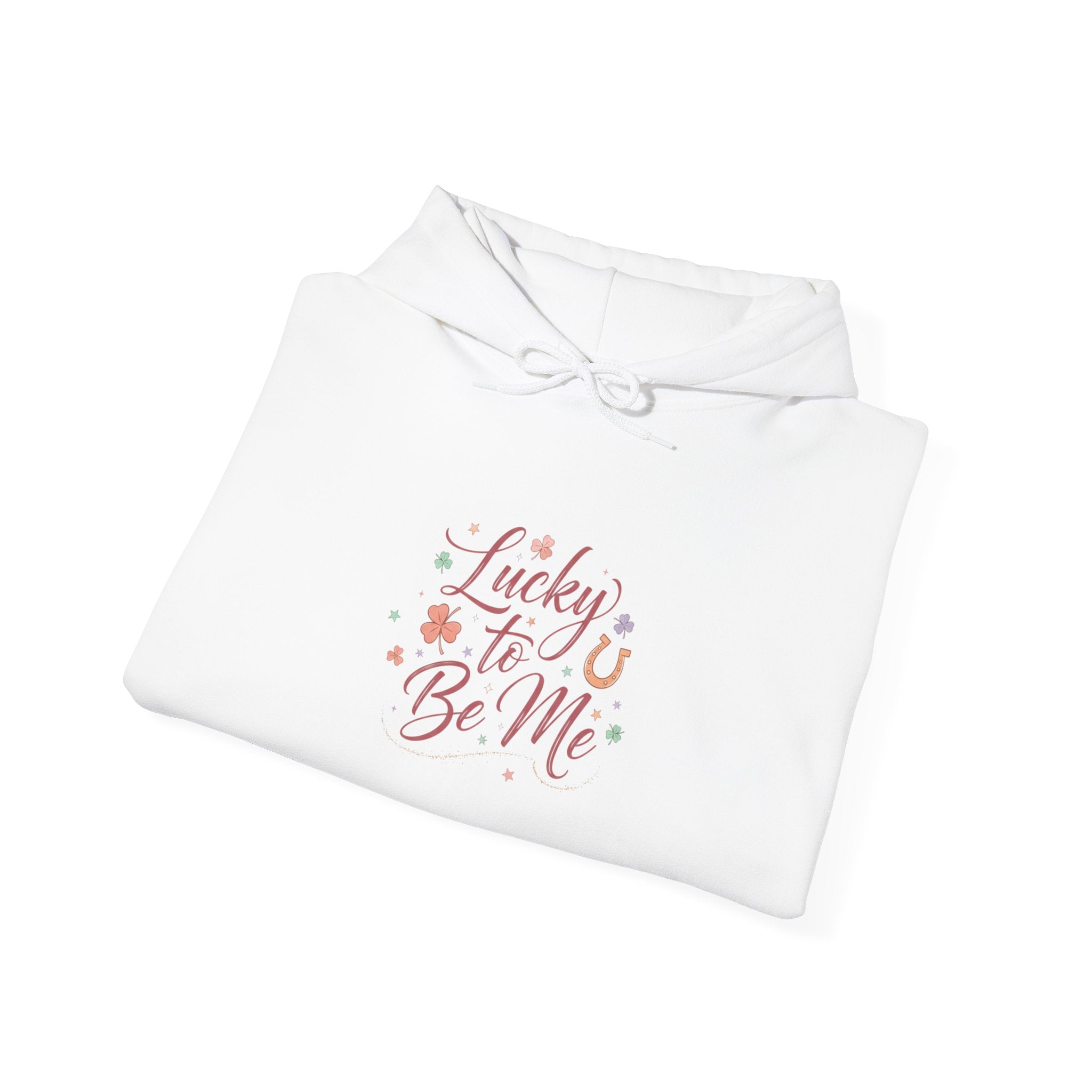Lucky to Be Me Hoodie | Lucky Era aesthetic, script glitter graphic