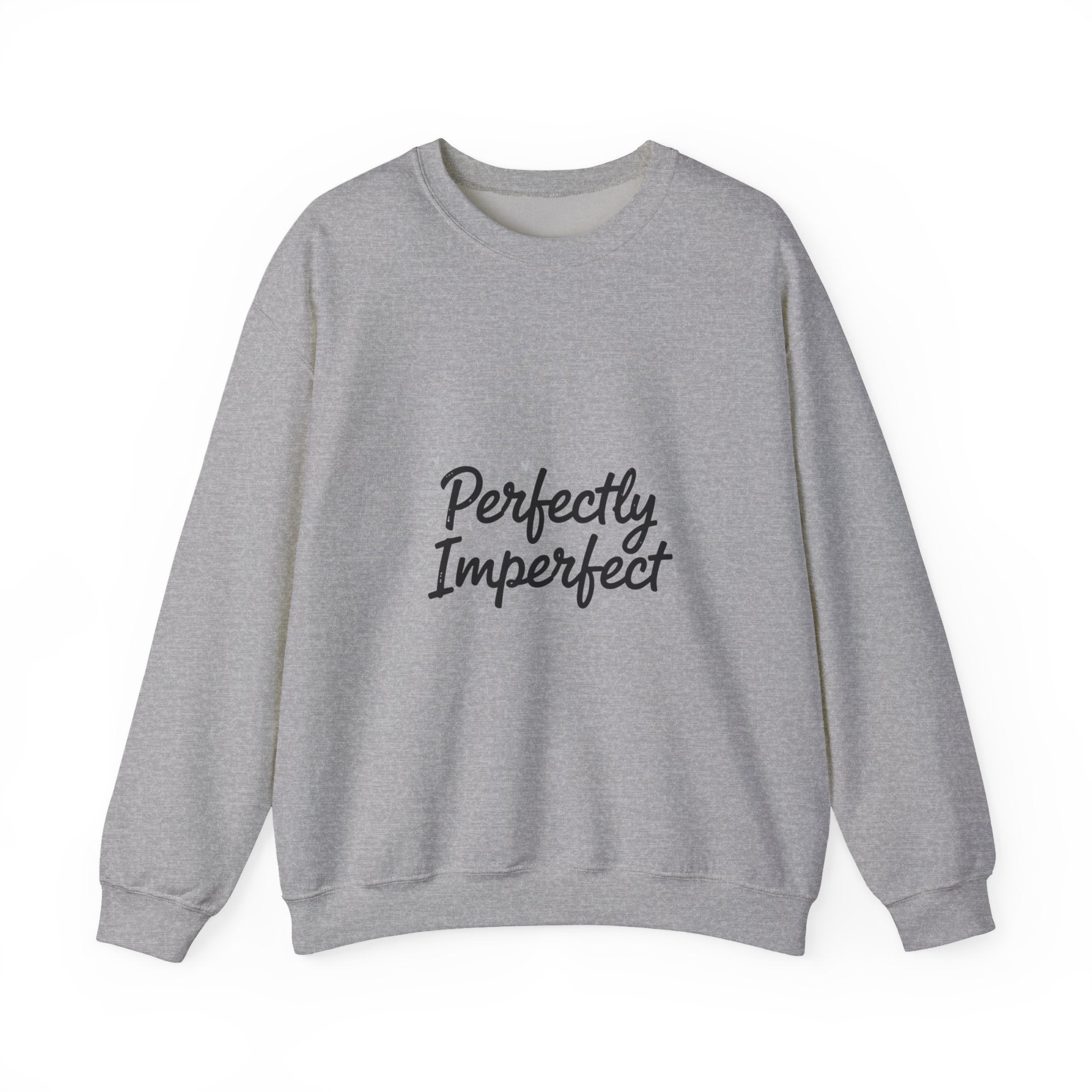 Perfectly Imperfect Marker Script Sweatshirt | handwritten font art, doodle quote