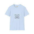 Classic Letter M T-Shirt — Minimal Varsity Monogram Tee