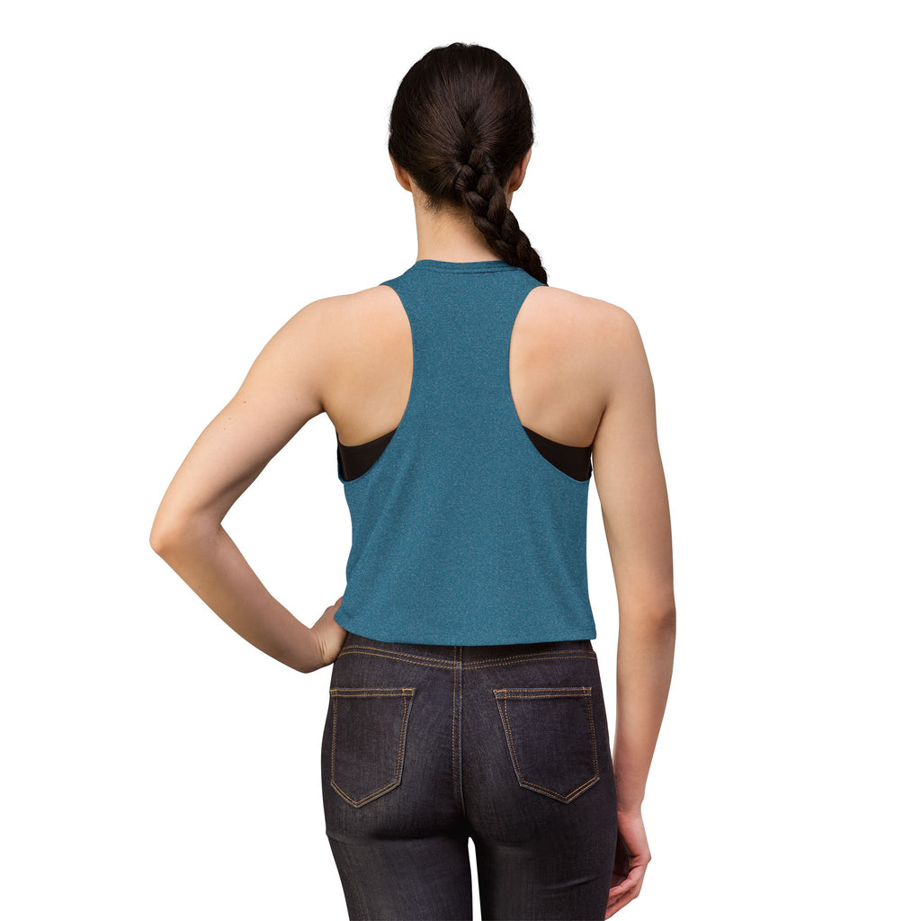 Varsity 'M' Women's Crop Top - Minimal Athletic Monogram Tank