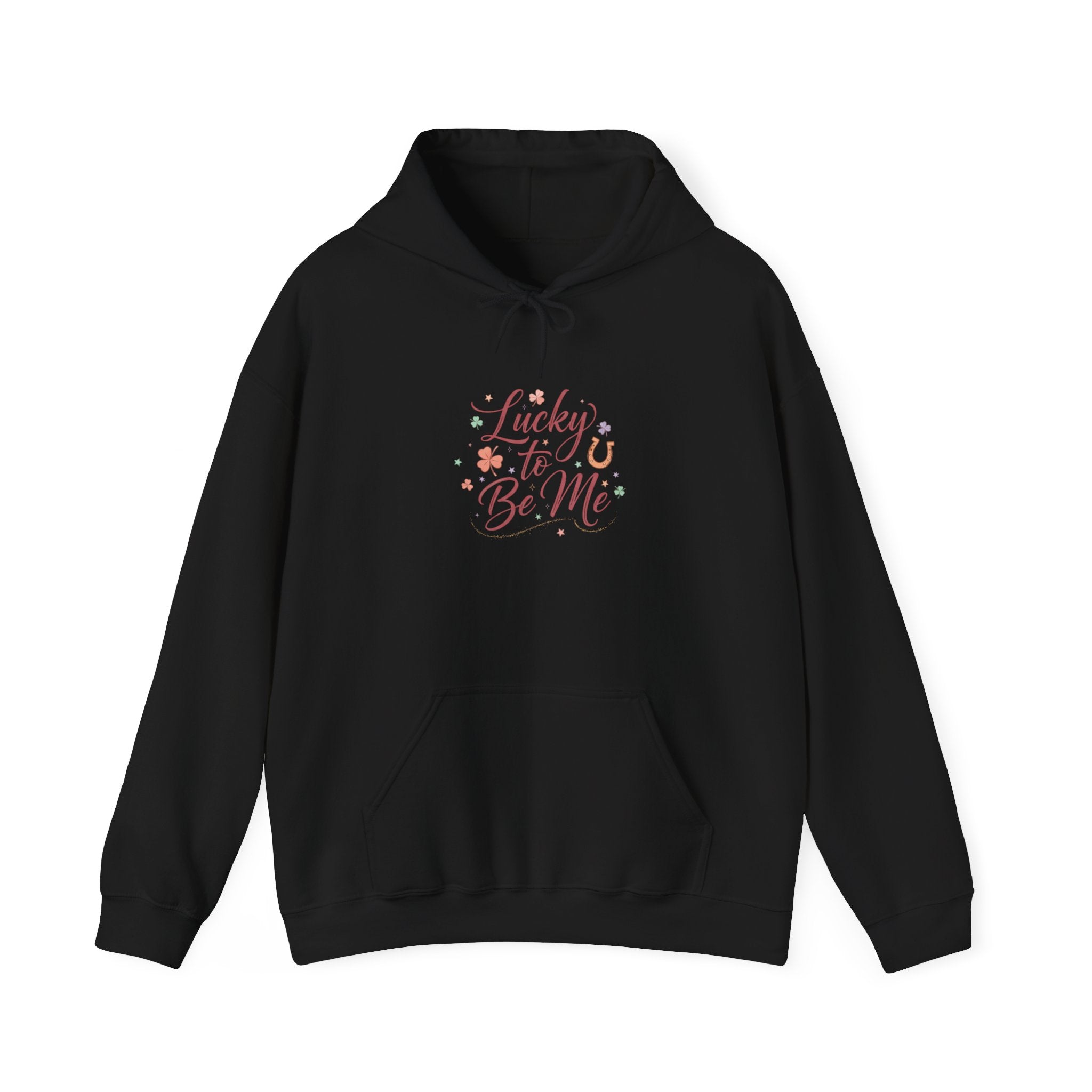 Lucky to Be Me Hoodie | Lucky Era aesthetic, script glitter graphic