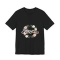 Miracle Serif Tee | Lucky Era aesthetic, pastel script glitter graphic