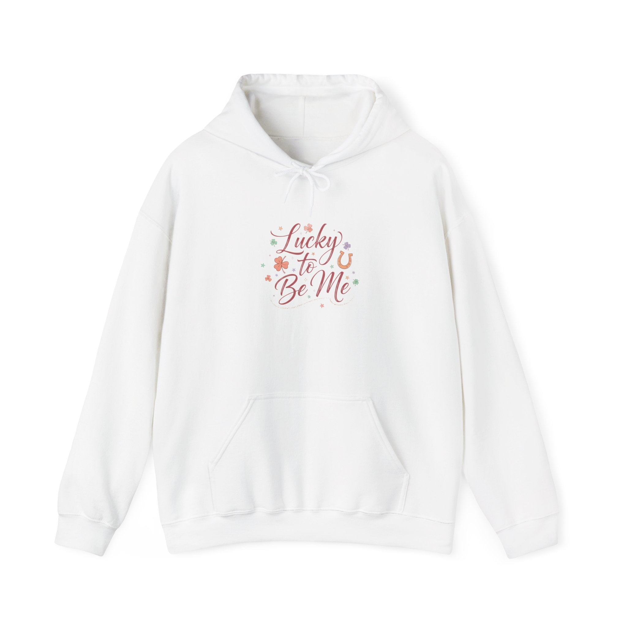 Lucky to Be Me Hoodie | Lucky Era aesthetic, script glitter graphic