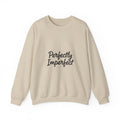 Perfectly Imperfect Marker Script Sweatshirt | handwritten font art, doodle quote