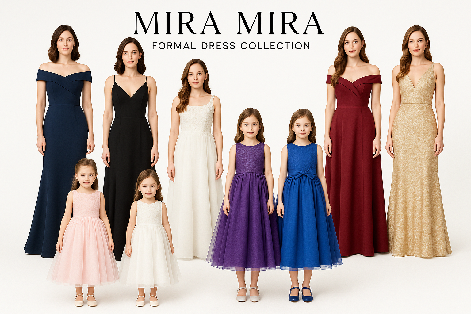 "MIRA MIRA" Girls & Women Formal Dresses"(MIRACLE'S FAHION)"