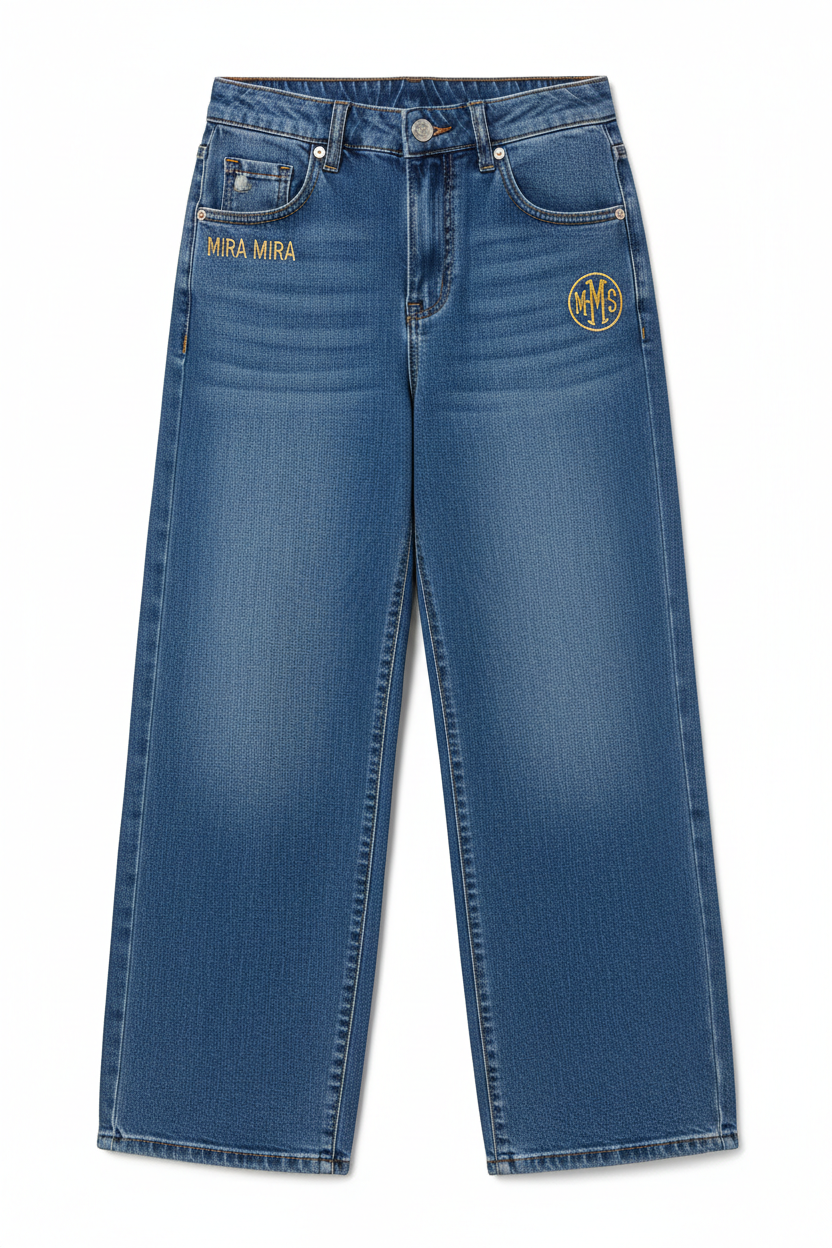 "MIRA MIRA" Girls Baggy jeans "(MIRACLE'S FASHION)" M.M.S