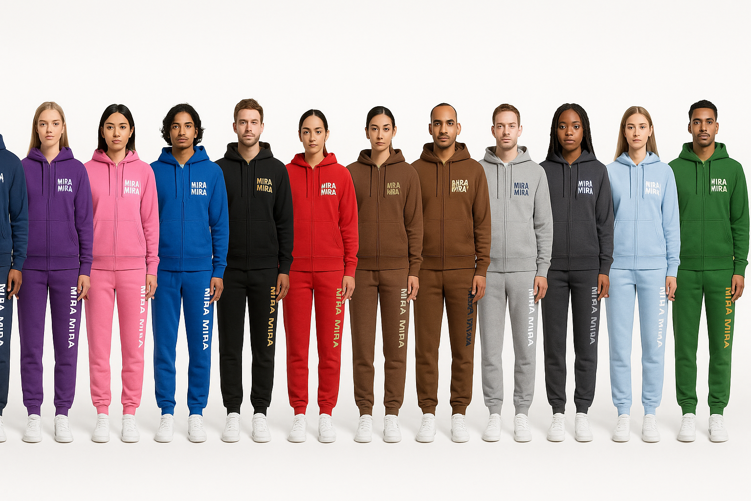 "MIRA MIRA" Unisex Streetwear Sweatsuit Bundle "(MIRACLE'S FASHION)"M.M.S