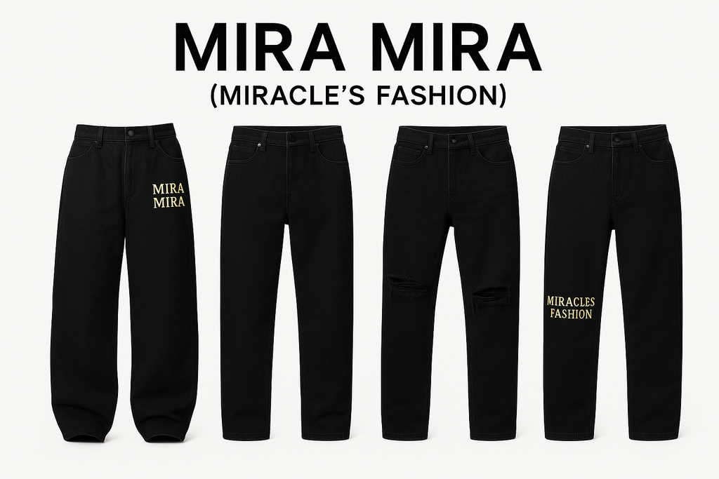 "MIRA MIRA" Adults & Teens Long Jeans Pants "(MIRACLE'S FASHION)"