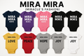 "MIRA MIRA" Beautiful Baby Essential with Inspirational Messages "(MIRACLE'S FASHION)" M.M.S