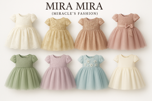"MIRA MIRA" Baby Elegant Dresses "(MIRACLE'S FASHION)"M.M.S