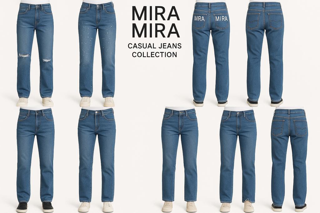 "MIRA MIRA" Adults & Teens Long Jeans Pants "(MIRACLE'S FASHION)"