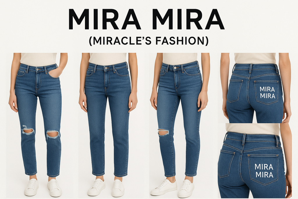 "MIRA MIRA" Adults & Teens Long Jeans Pants "(MIRACLE'S FASHION)"