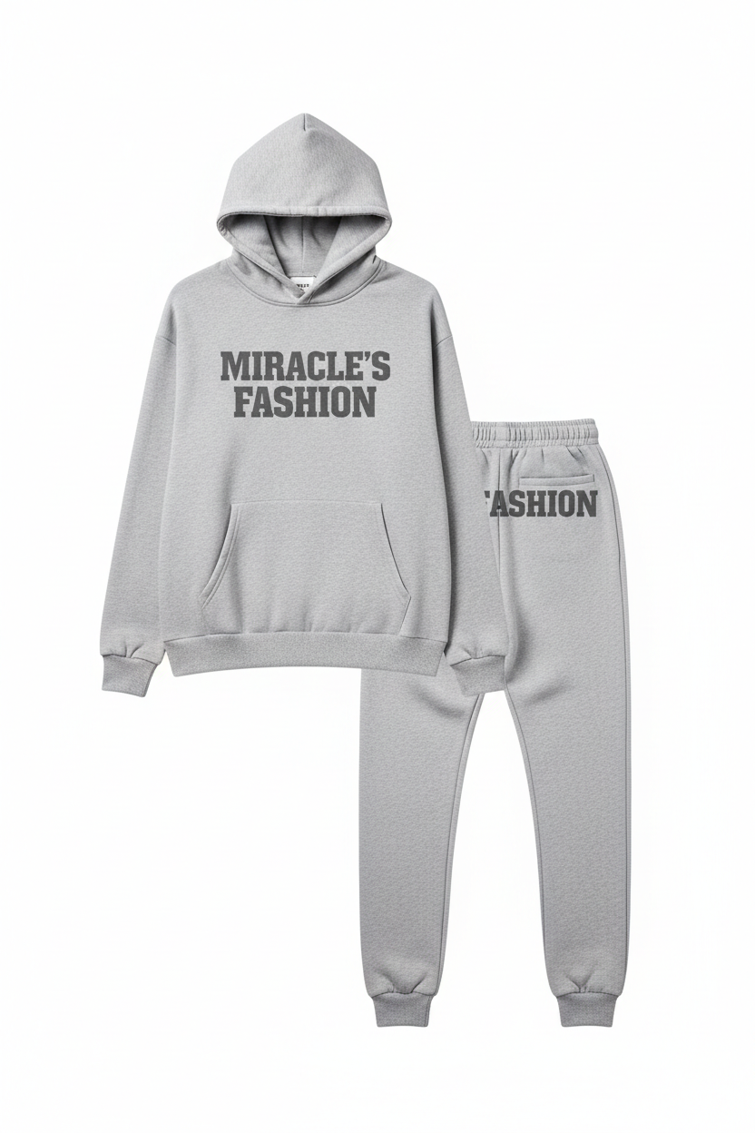 "MIRA MIRA" Unisex Sweat-Suit Set "(MIRACLES FASHION)"M.M.S