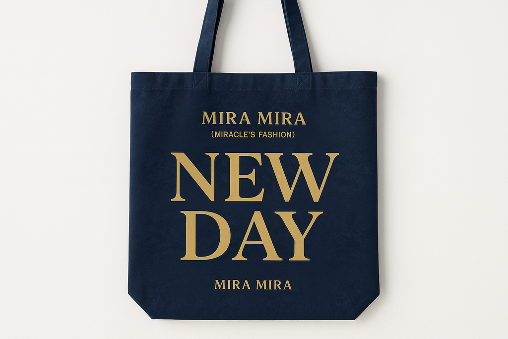 "MIRA MIRA" Inspirational Bible Verse Tote Bags "(MIRACLE"S FASHION)"