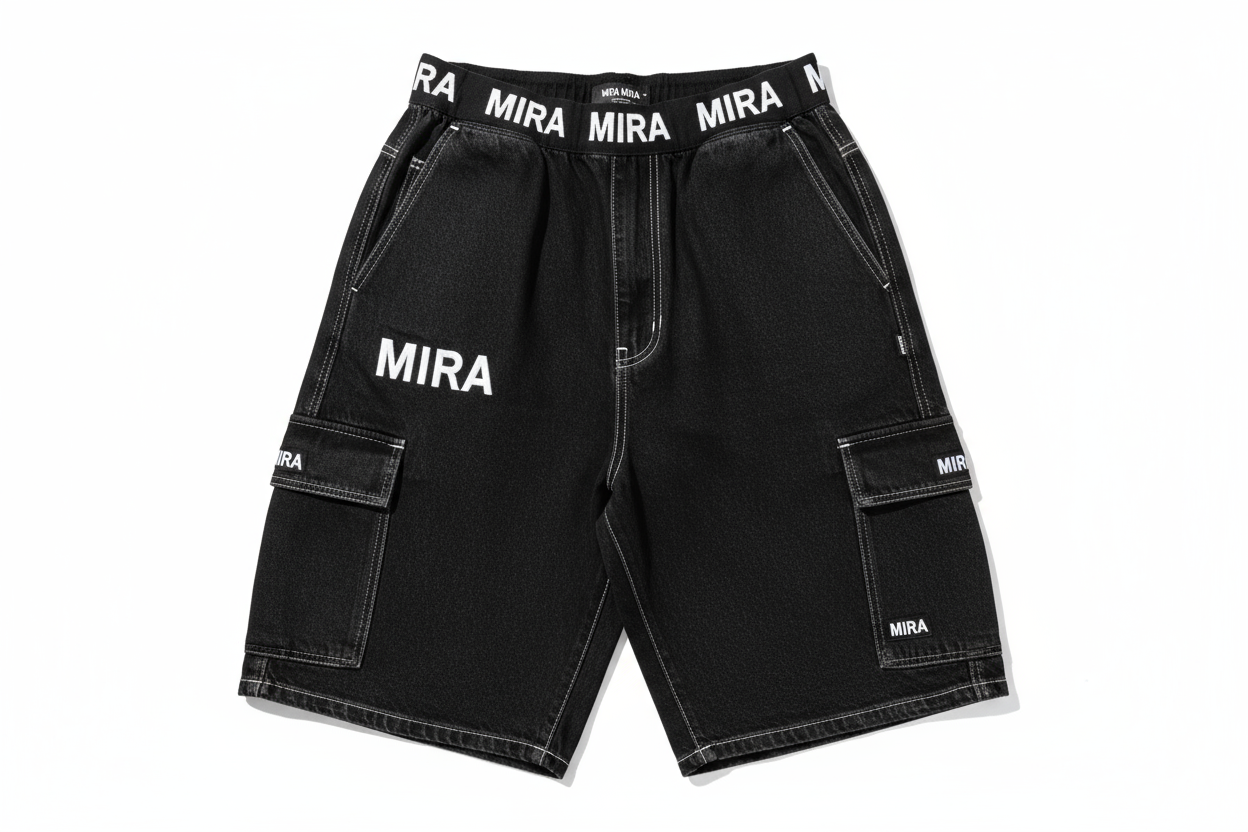 :MIRA MIRA" Men CLASSIC DENIM SHORTS "(MIRACLE'S FASHION)"