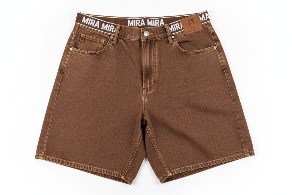 :MIRA MIRA" Men CLASSIC DENIM SHORTS "(MIRACLE'S FASHION)"