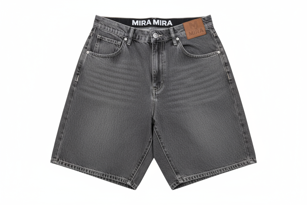 :MIRA MIRA" Men CLASSIC DENIM SHORTS "(MIRACLE'S FASHION)"