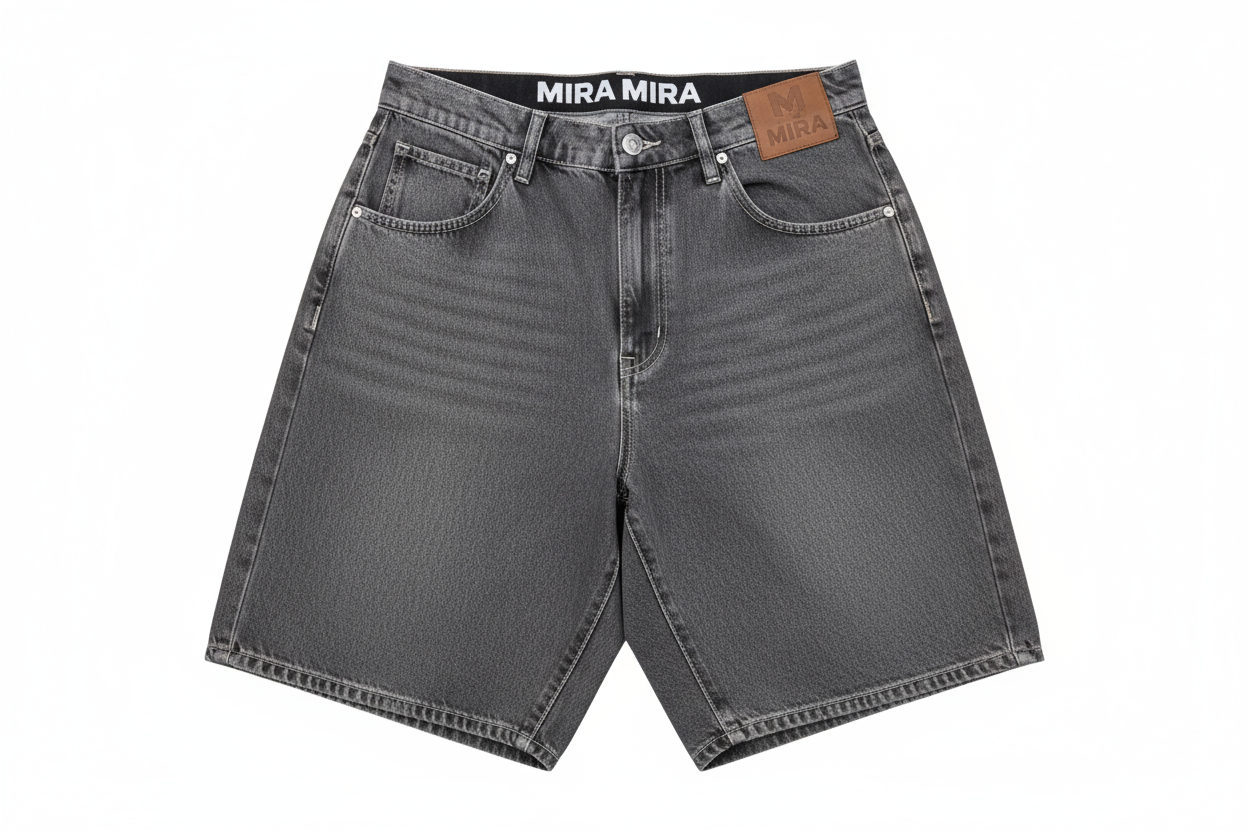 :MIRA MIRA" Men CLASSIC DENIM SHORTS "(MIRACLE'S FASHION)"