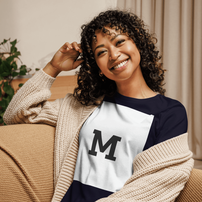 "MIRA MIRA" M Signature Women Fitted T-Shirt "(MIRACLE'S FASHION)" M.M.S