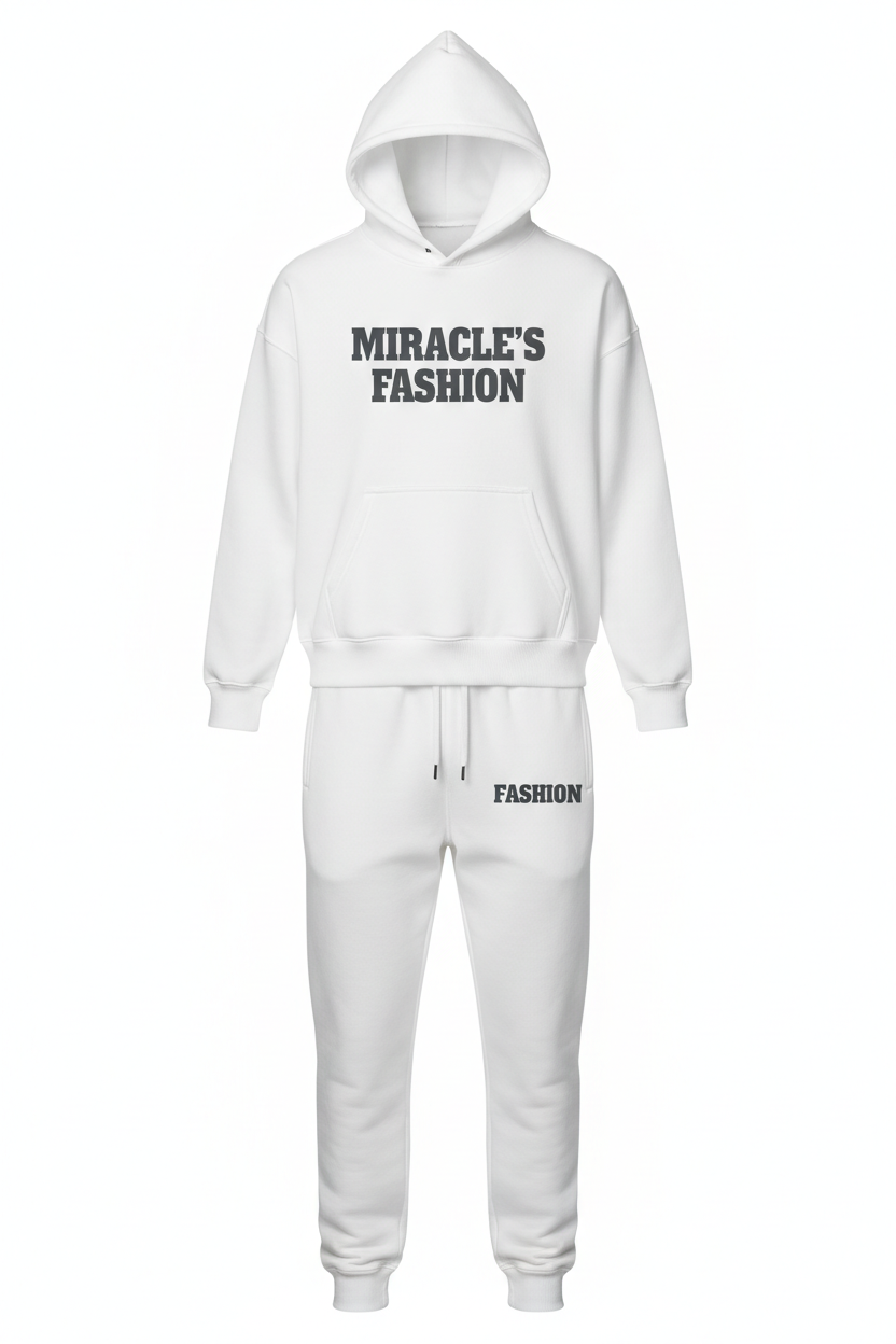 "MIRA MIRA" Unisex Sweat-Suit Set "(MIRACLES FASHION)"M.M.S