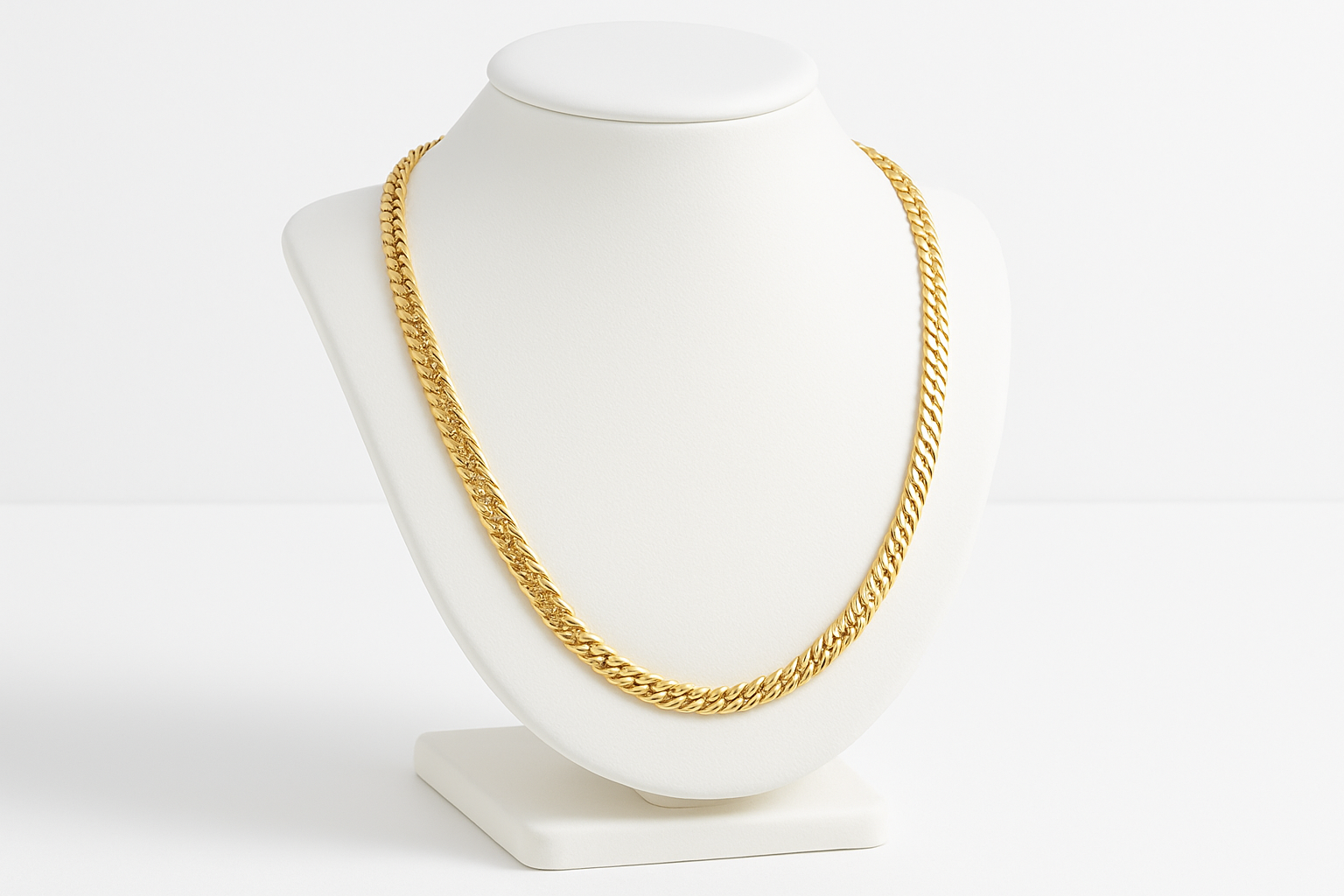 MIRA MIRA "(MIRACLE'S FASHION)"Real Gold Necklaces .