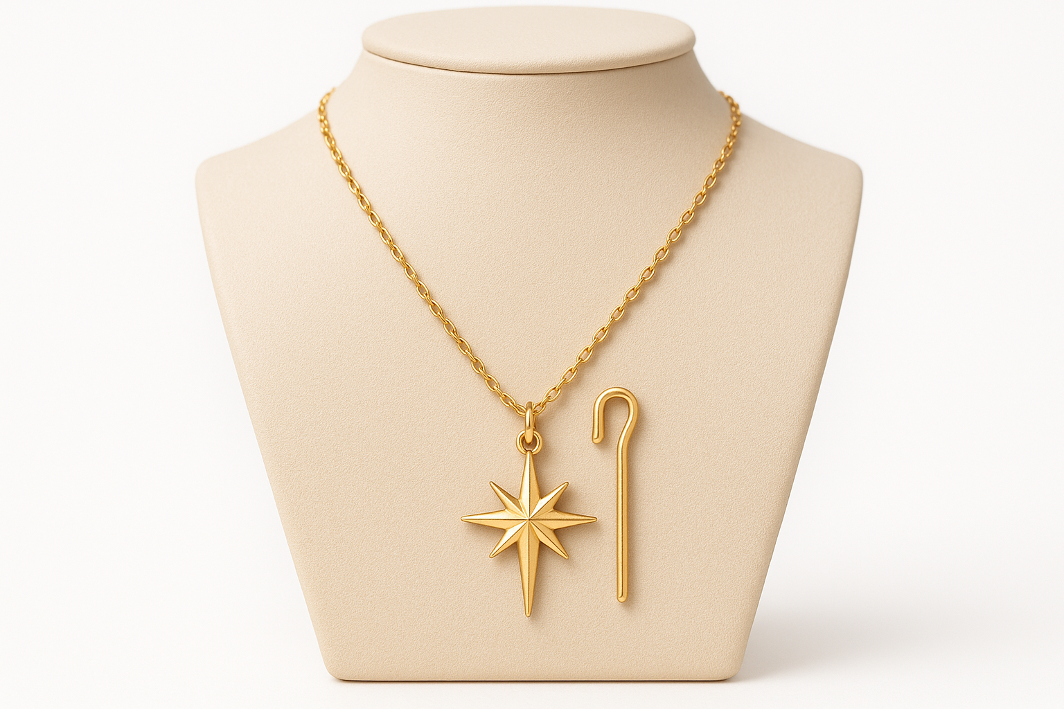 MIRA MIRA "(MIRACLE'S FASHION)" Religious Real Gold Necklaces.