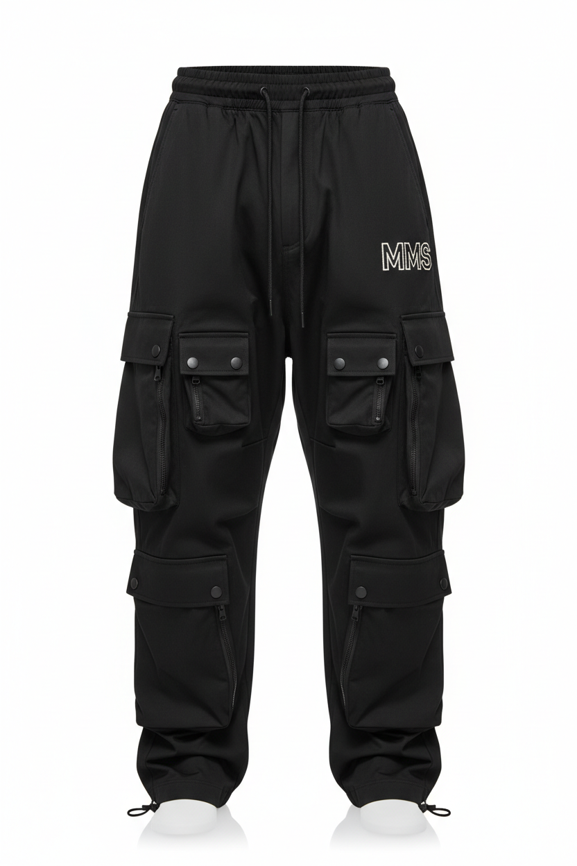 Black cargo pants
