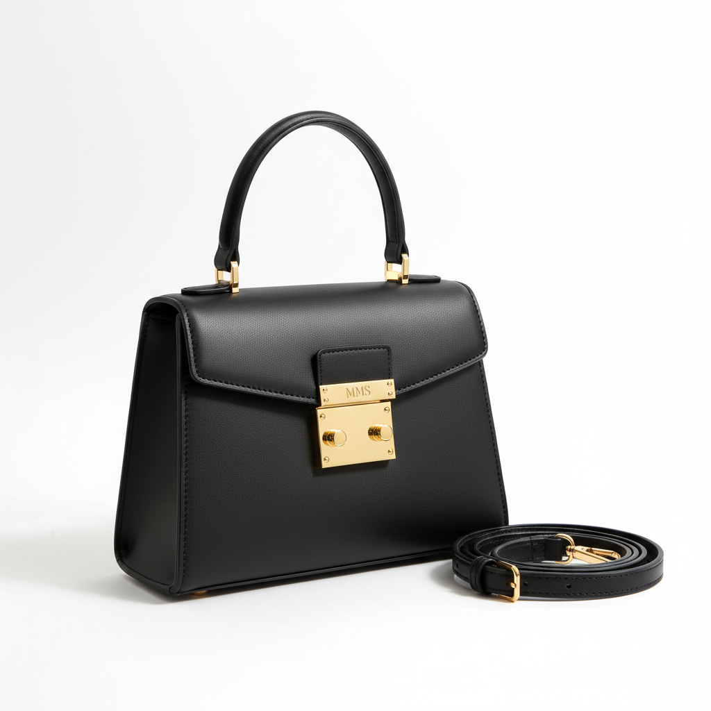 Black handbag
