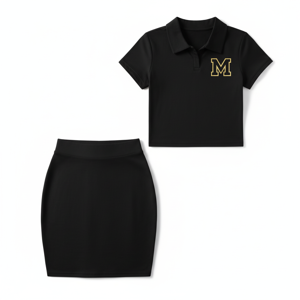 Black M matching set