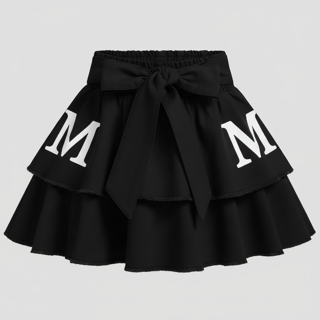 Black skirt with M