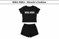 Black Top & Shorts Set Product