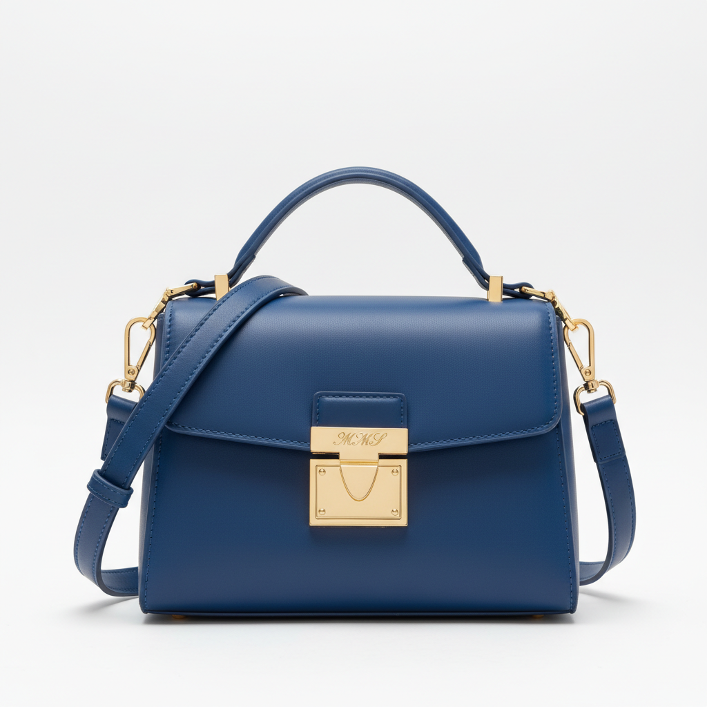 Blue handbag