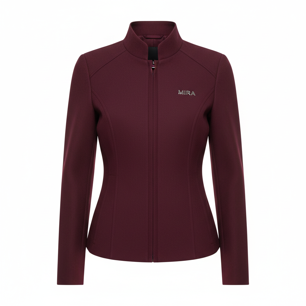 Burgundy women's jacket