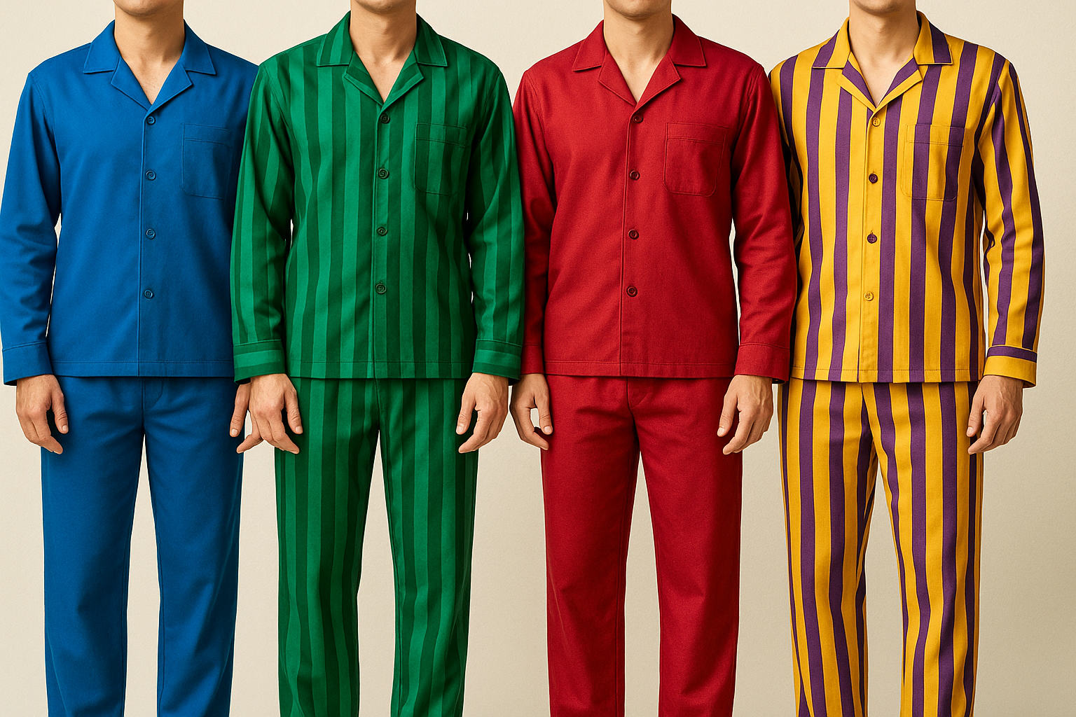 Colorful men's pajamas 1