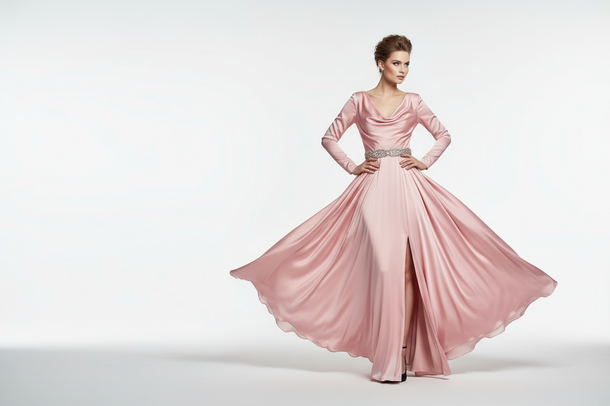 Elegant Pink Dress