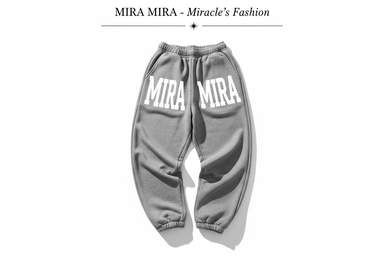 Gray Sweatpants Upper Thigh