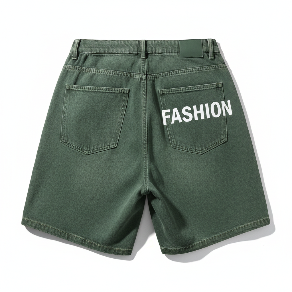 Green jorts back with FASHION
