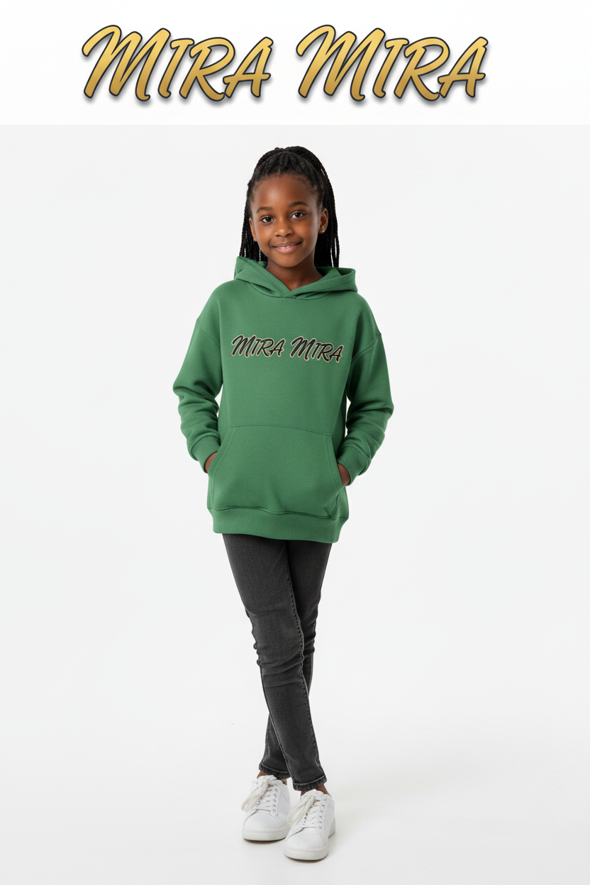 Green MIRA MIRA Kids Hoodie