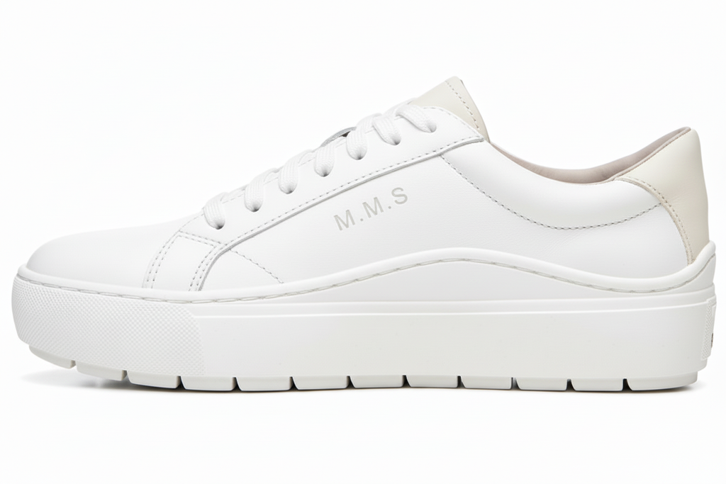 "MIRA MIRA Premium Leather Sneakers with M.M.S Leather Sneaker"(MIRACLE'S FASHION)"M.M.S