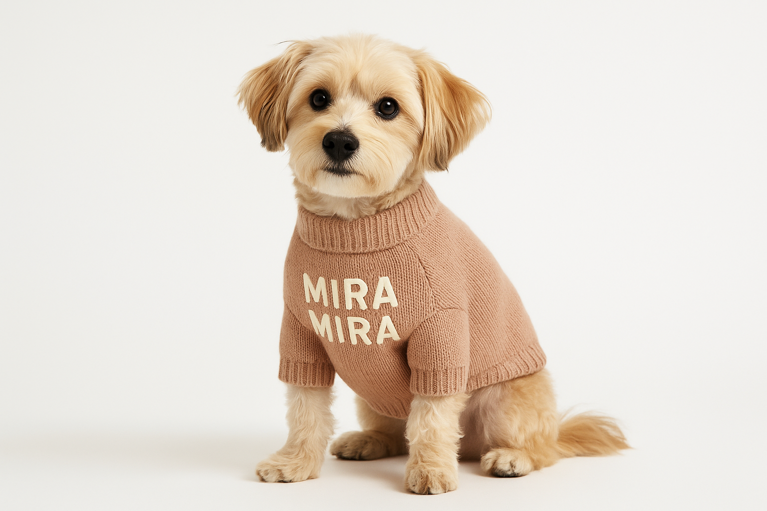 'MIRA MIRA' Dog Sweaters "(MIRACLE'S FASHION)"with M Logo