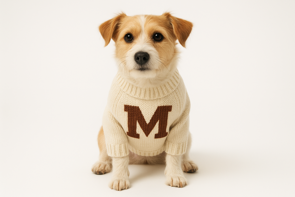 'MIRA MIRA' Dog Sweaters "(MIRACLE'S FASHION)"with M Logo