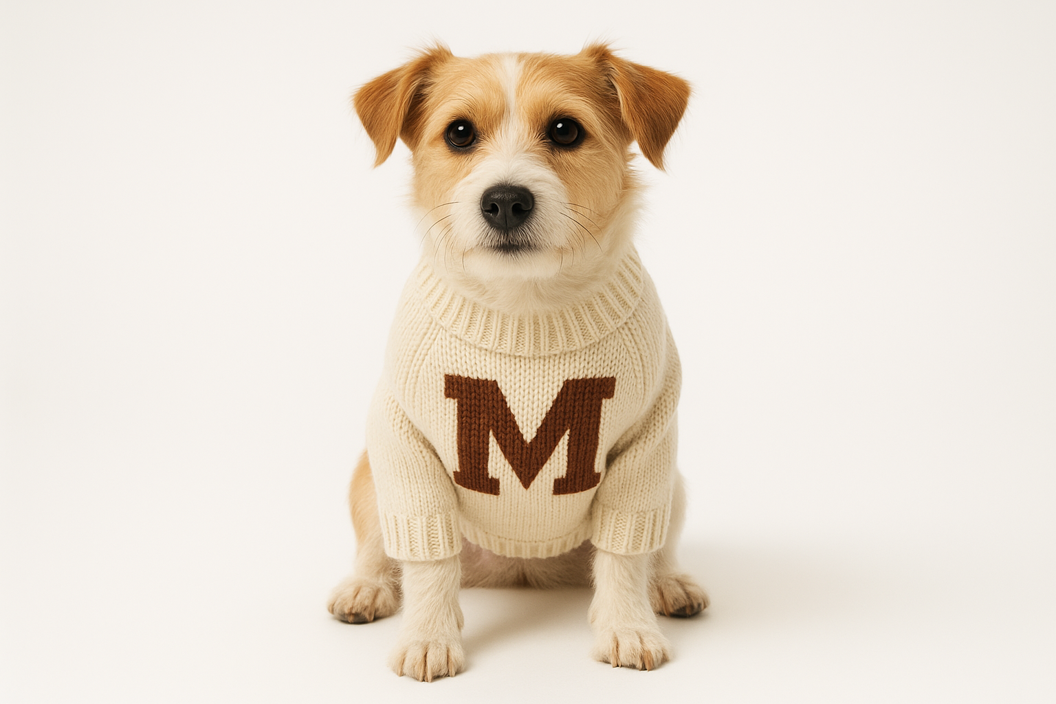 'MIRA MIRA' Dog Sweaters "(MIRACLE'S FASHION)"with M Logo