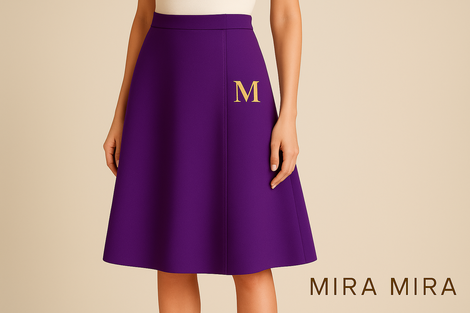 MIRA MIRA "(MIRACLE'S FASHION) Simply  Skirt
