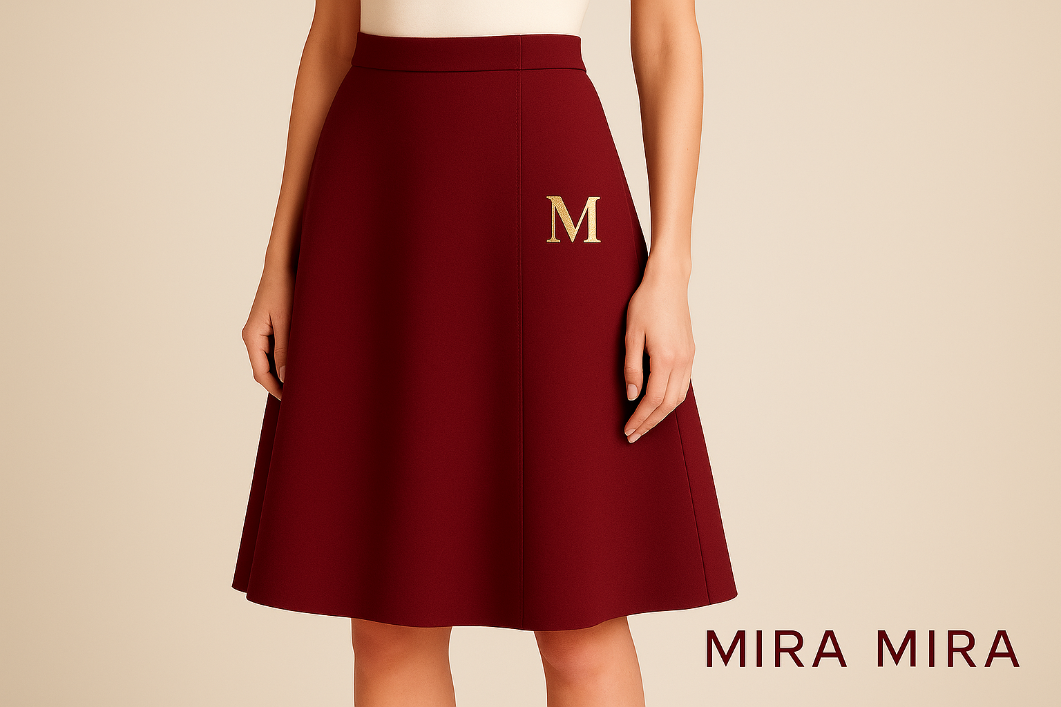 MIRA MIRA "(MIRACLE'S FASHION) Simply  Skirt